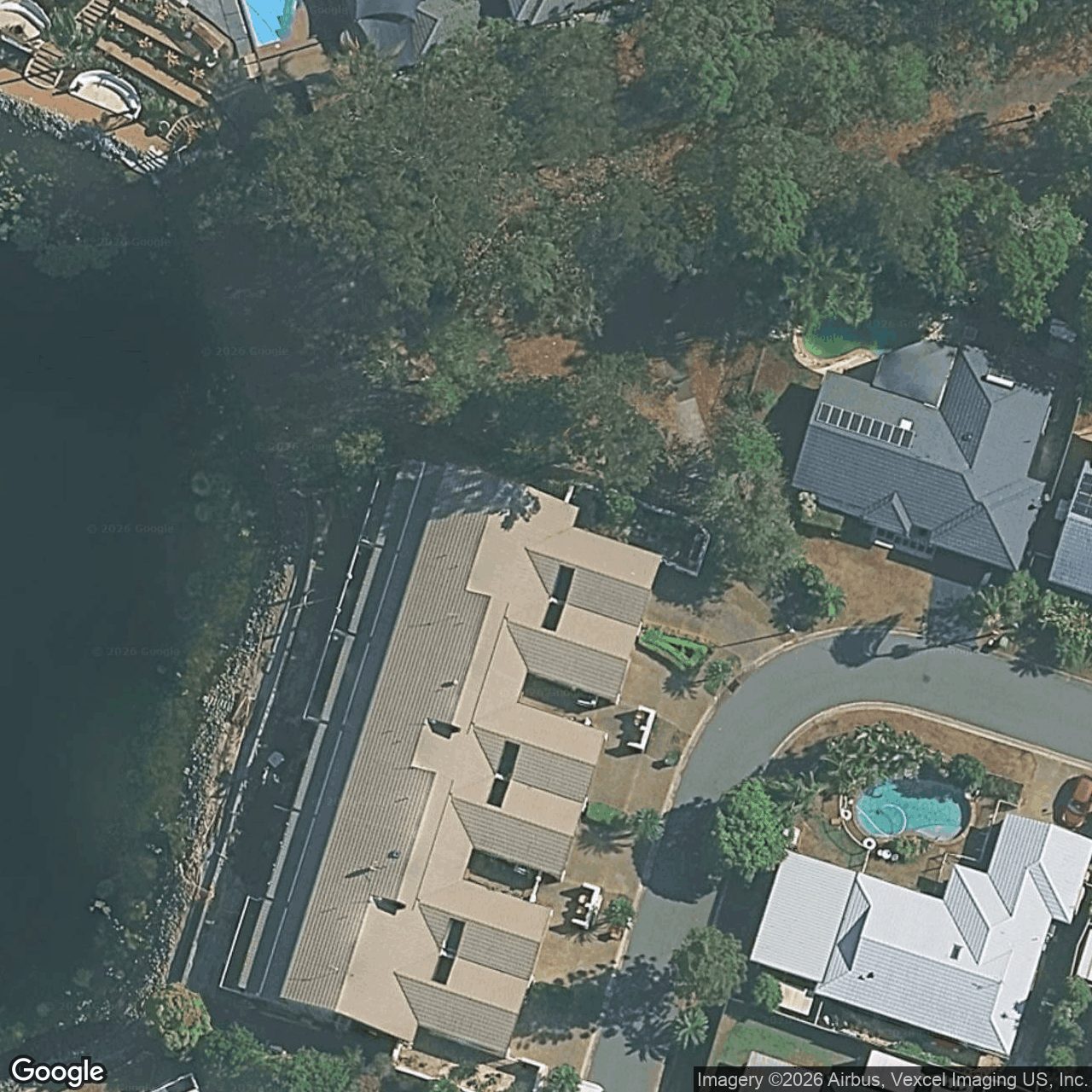 Aerial view of 6/9 Dandenong Terrace, Robina QLD 4226