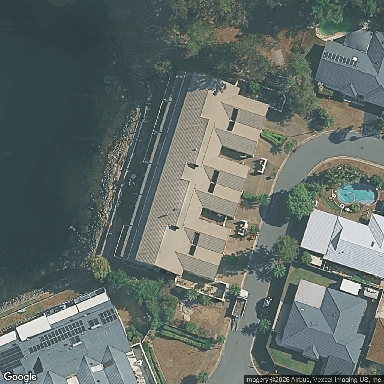 Aerial view of 3/9 Dandenong Terrace, Robina QLD 4226