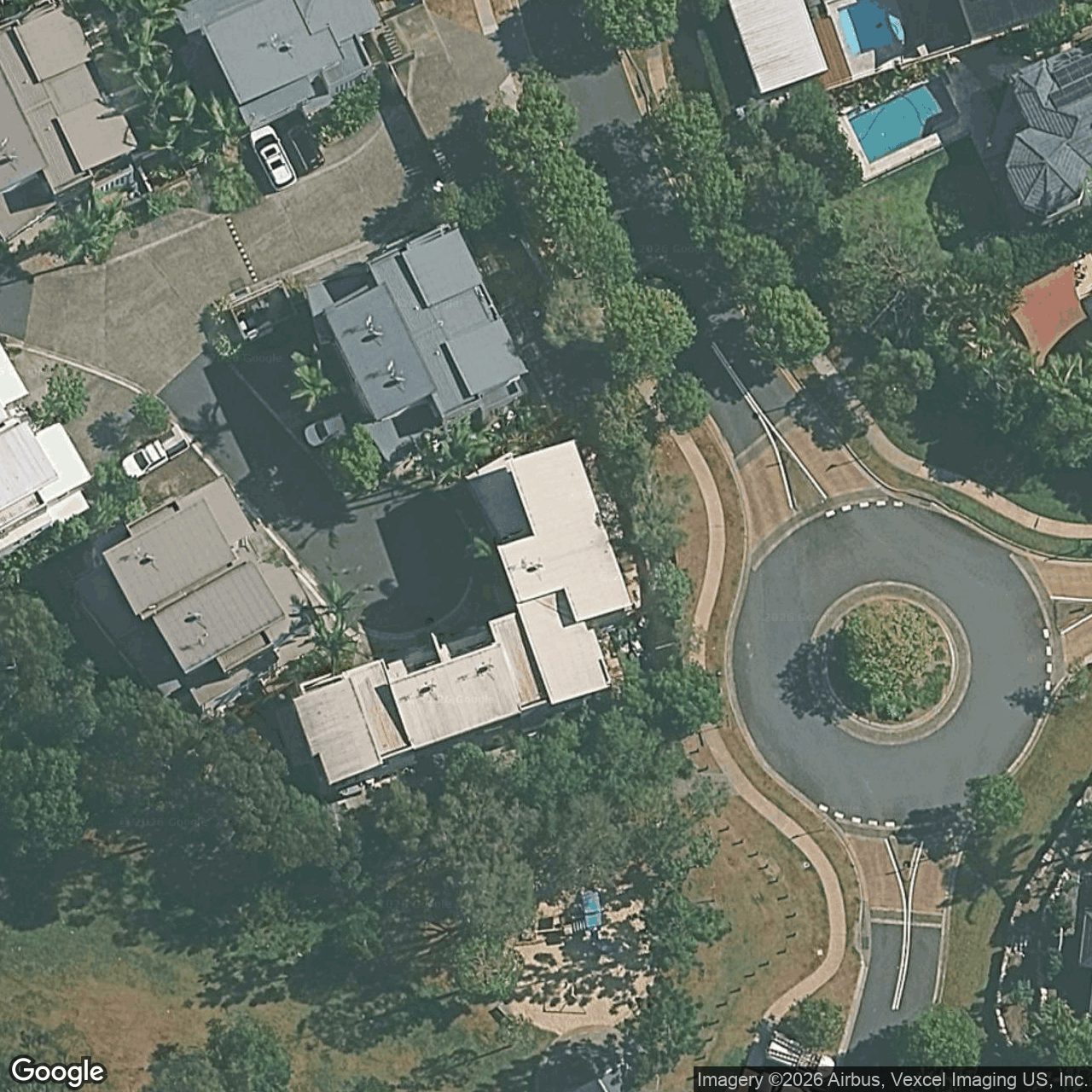 Aerial view of 4/17 Great Southern Drive, Robina QLD 4226