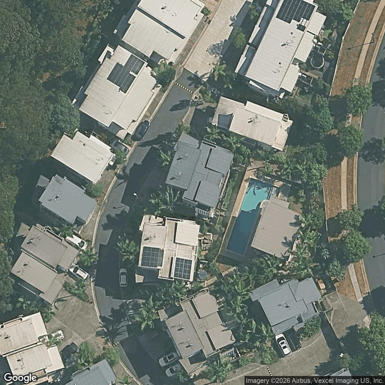 Aerial view of 45/17 Great Southern Drive, Robina QLD 4226