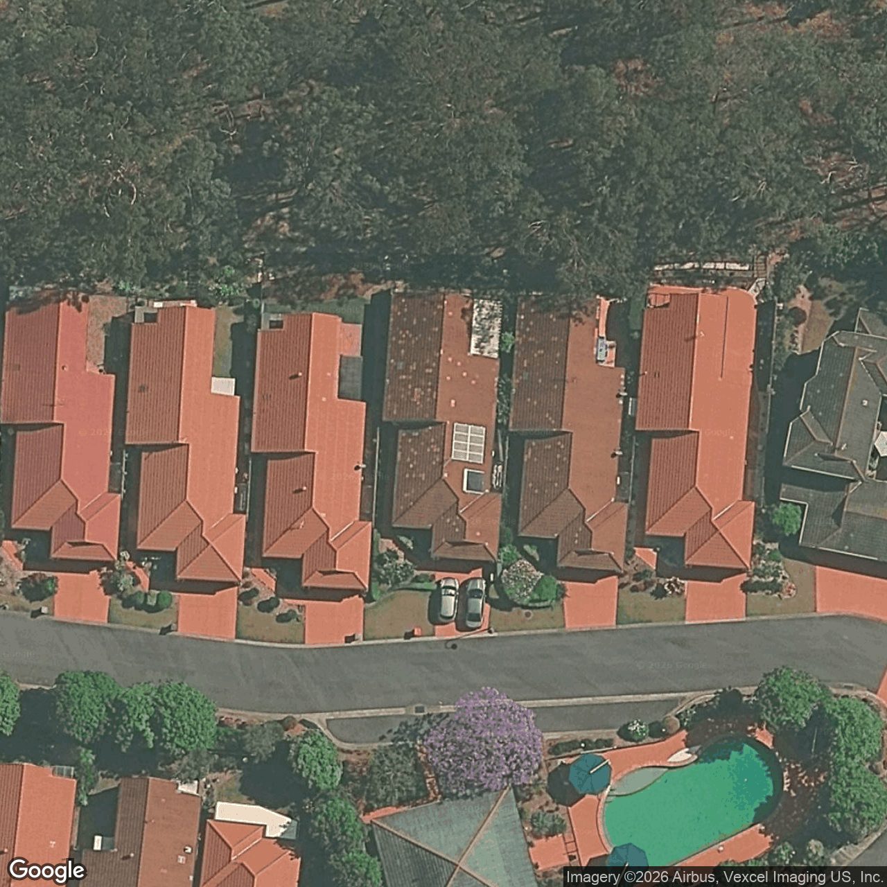 Aerial view of 42/14 Oakmont Street, Robina QLD 4226