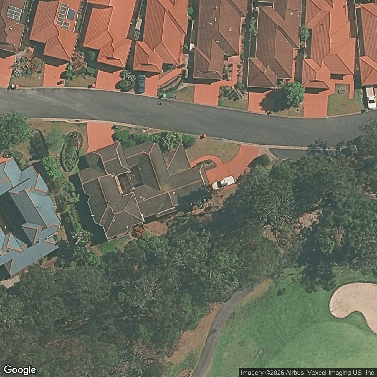 Aerial view of 3/14 Oakmont Street, Robina QLD 4226