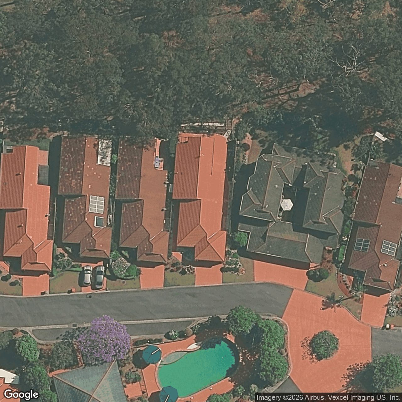 Aerial view of 44/14 Oakmont Street, Robina QLD 4226