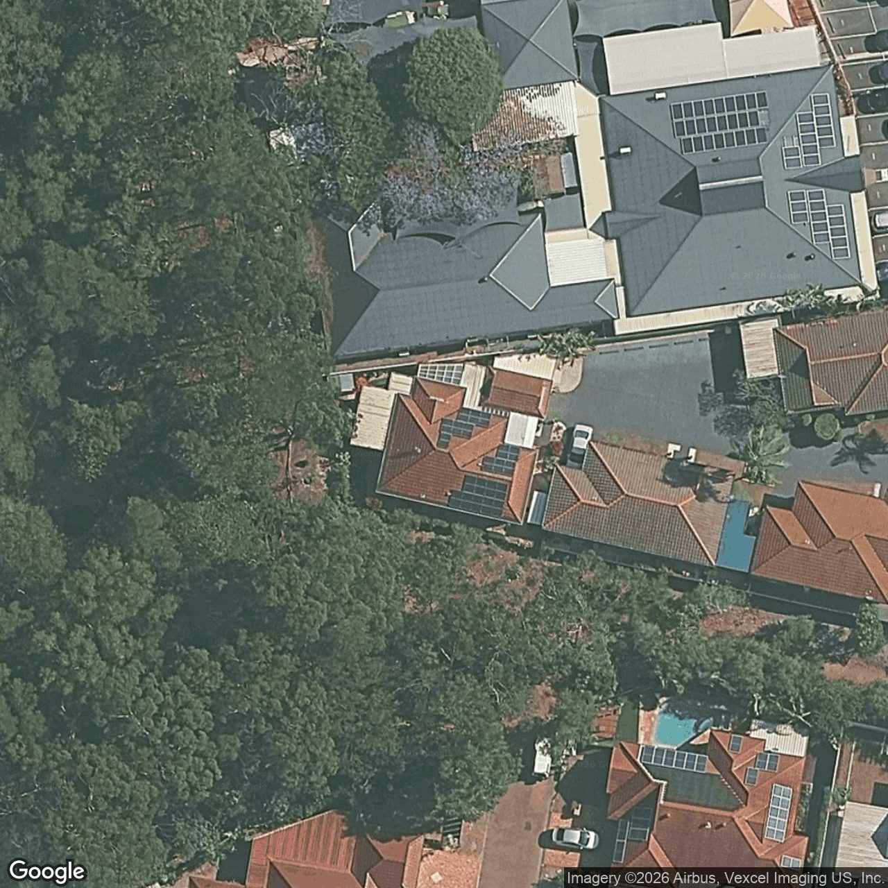 Aerial view of 4/12 Caulfield Street, Robina QLD 4226