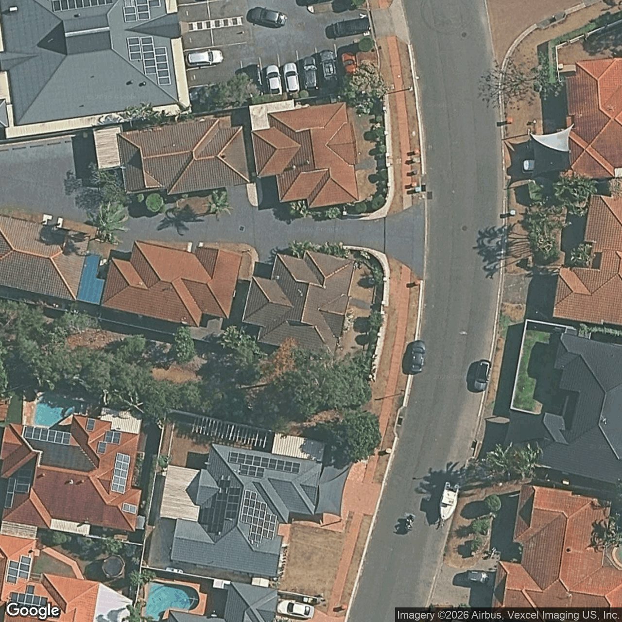 Aerial view of 1/12 Caulfield Street, Robina QLD 4226