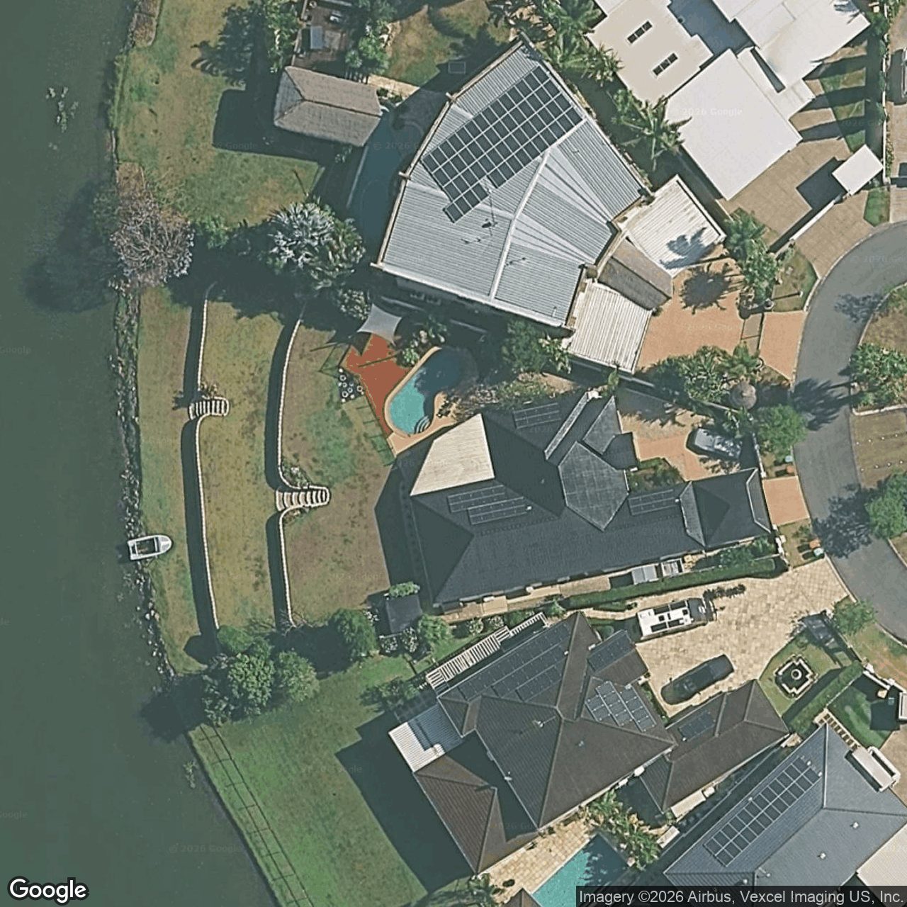Aerial view of 70 Peach Drive, Robina QLD 4226