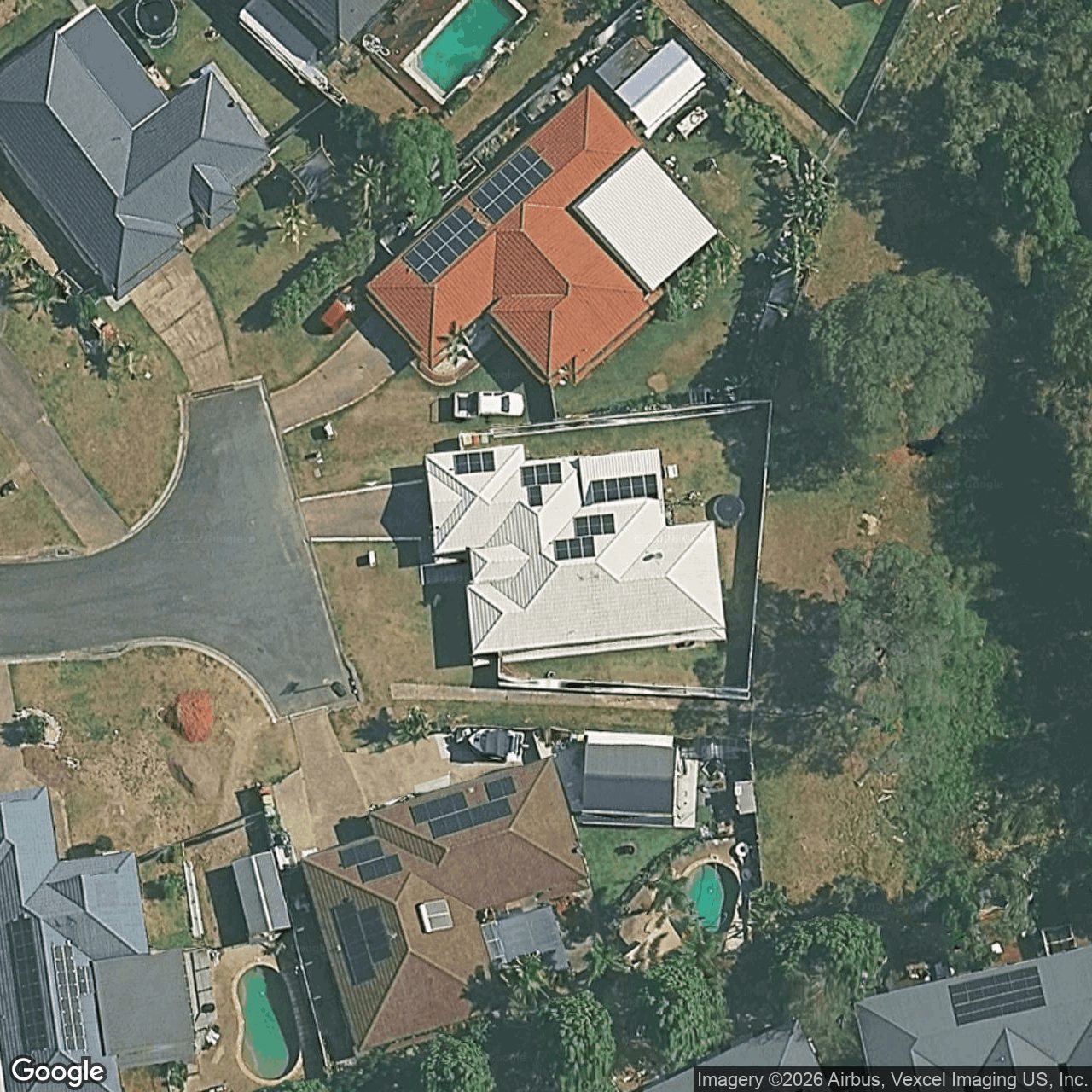 Aerial view of 8 Drift Away Court, Robina QLD 4226