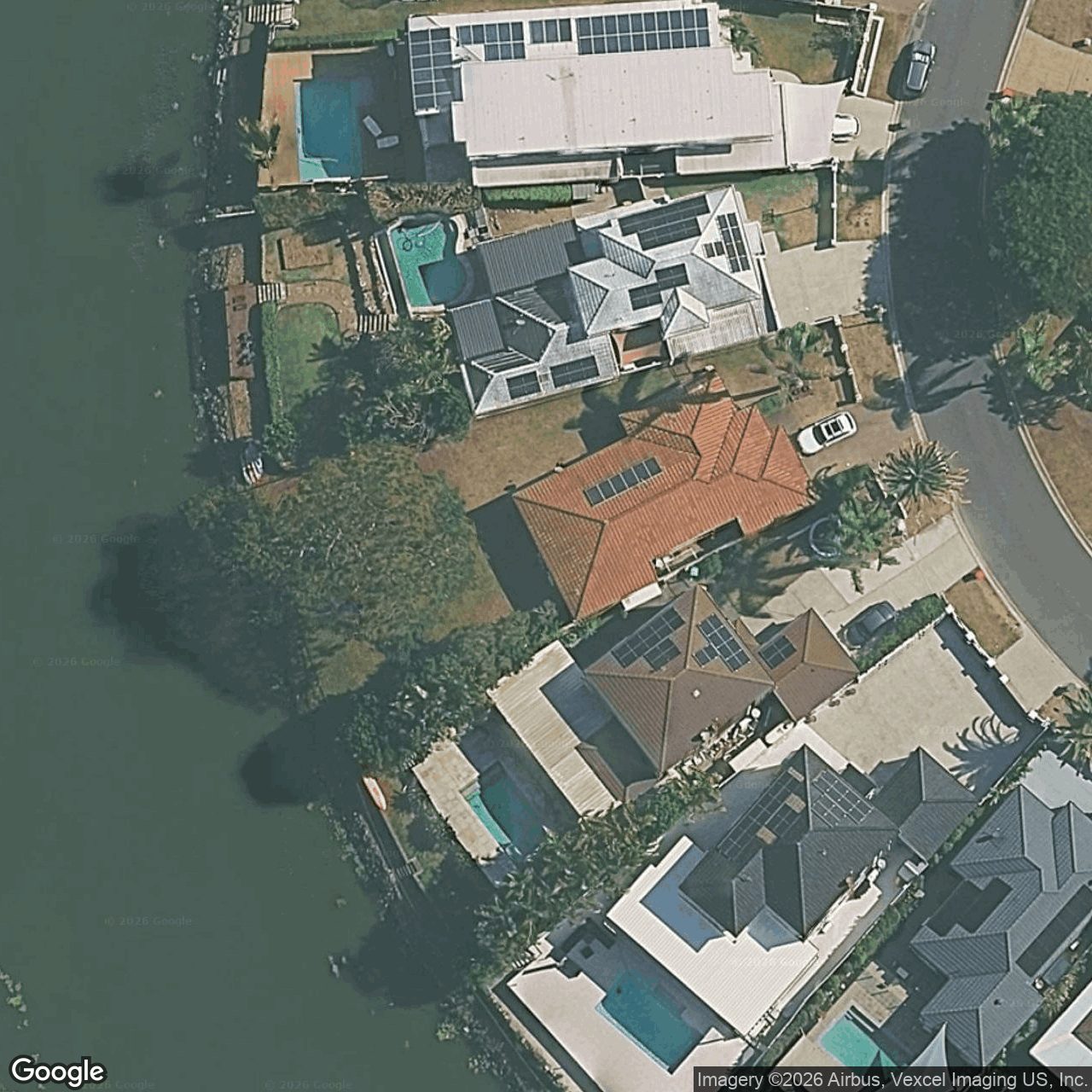 Aerial view of 44 Peach Drive, Robina QLD 4226