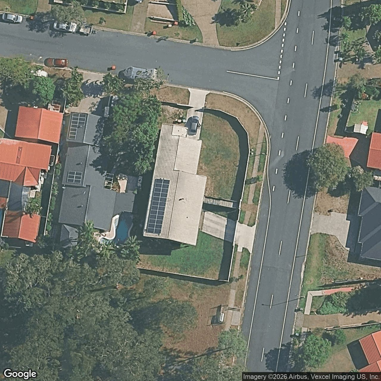 Aerial view of 43 Sandringham Drive, Robina QLD 4226