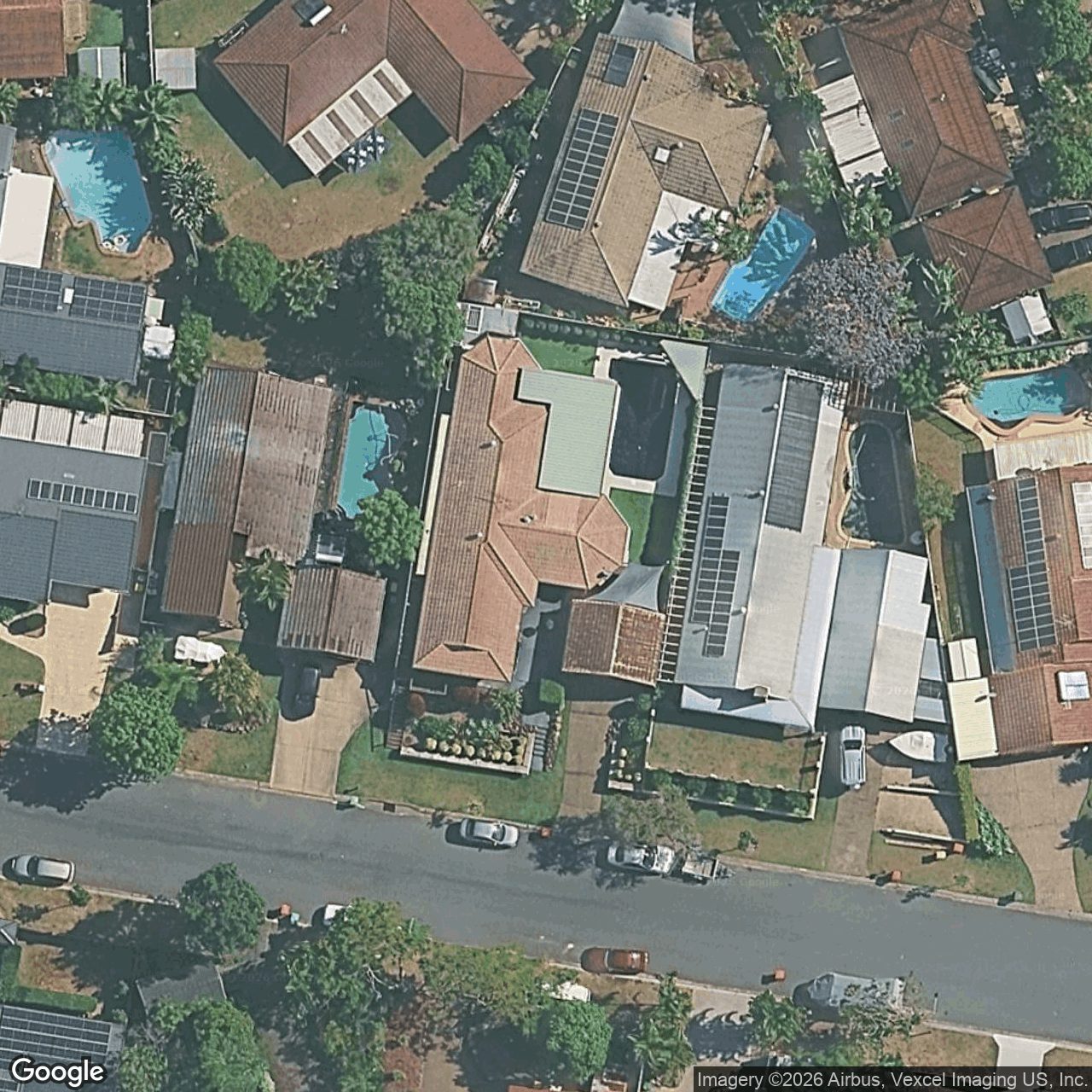 Aerial view of 46 Sandringham Drive, Robina QLD 4226