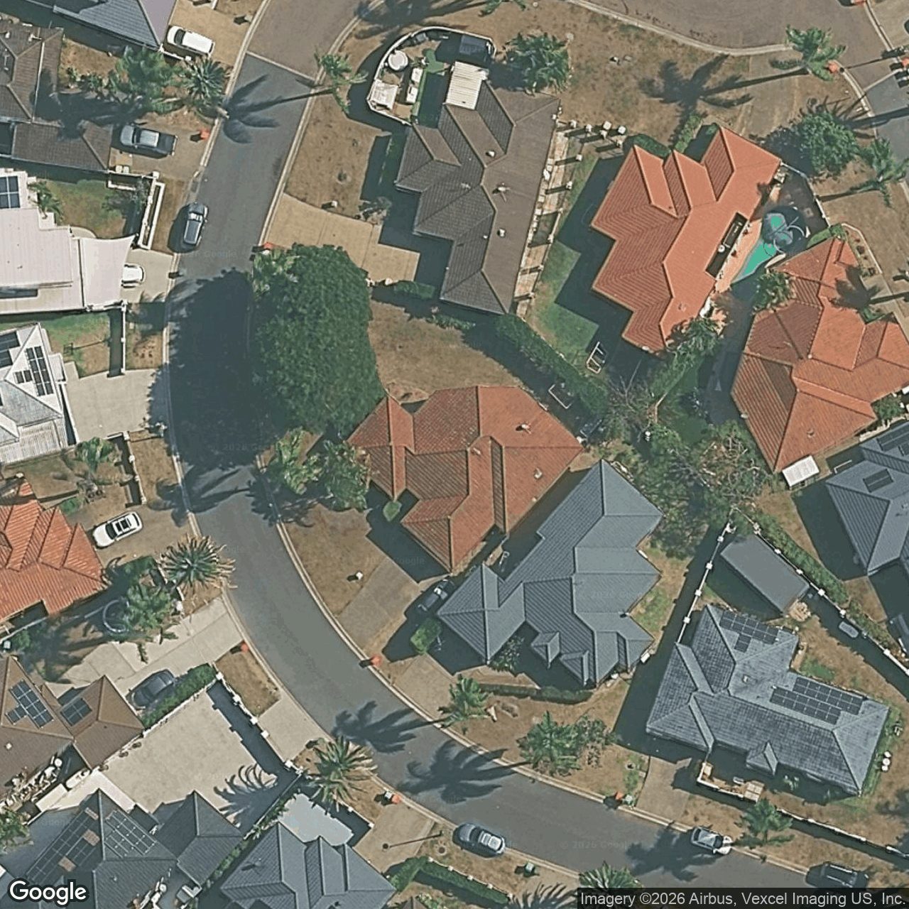 Aerial view of 13 Peach Drive, Robina QLD 4226