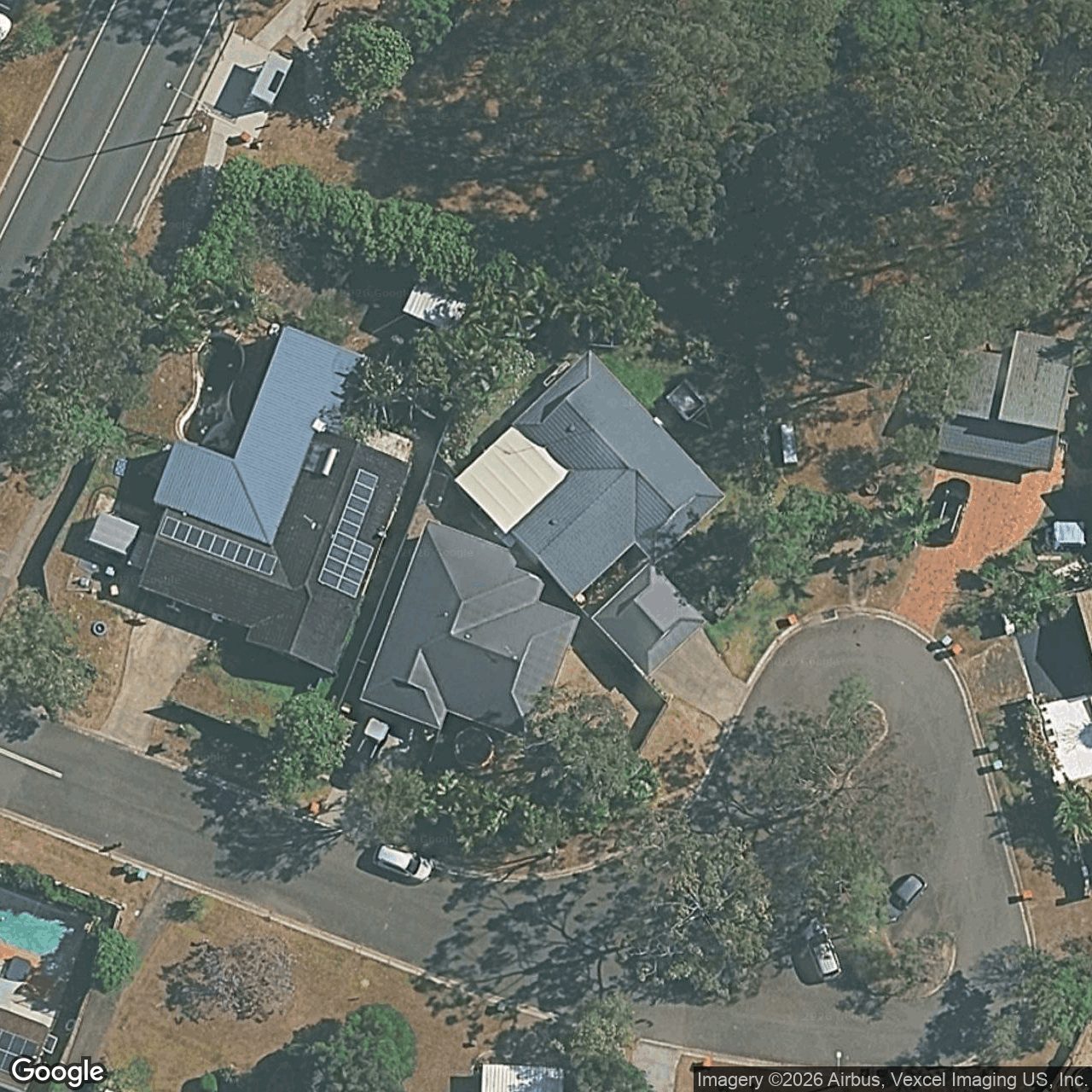 Aerial view of 4 Tennyson Place, Robina QLD 4226