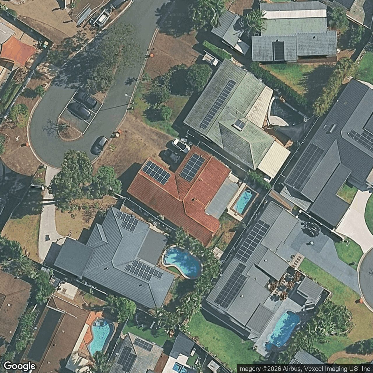 Aerial view of 8 Cremorne Court, Robina QLD 4226