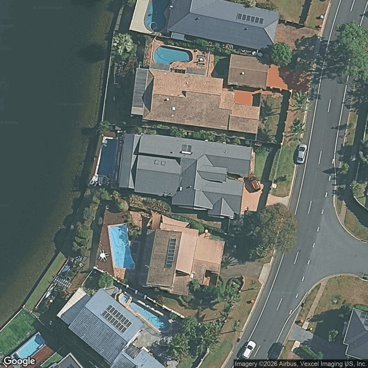 Aerial view of 58 Manly Drive, Robina QLD 4226