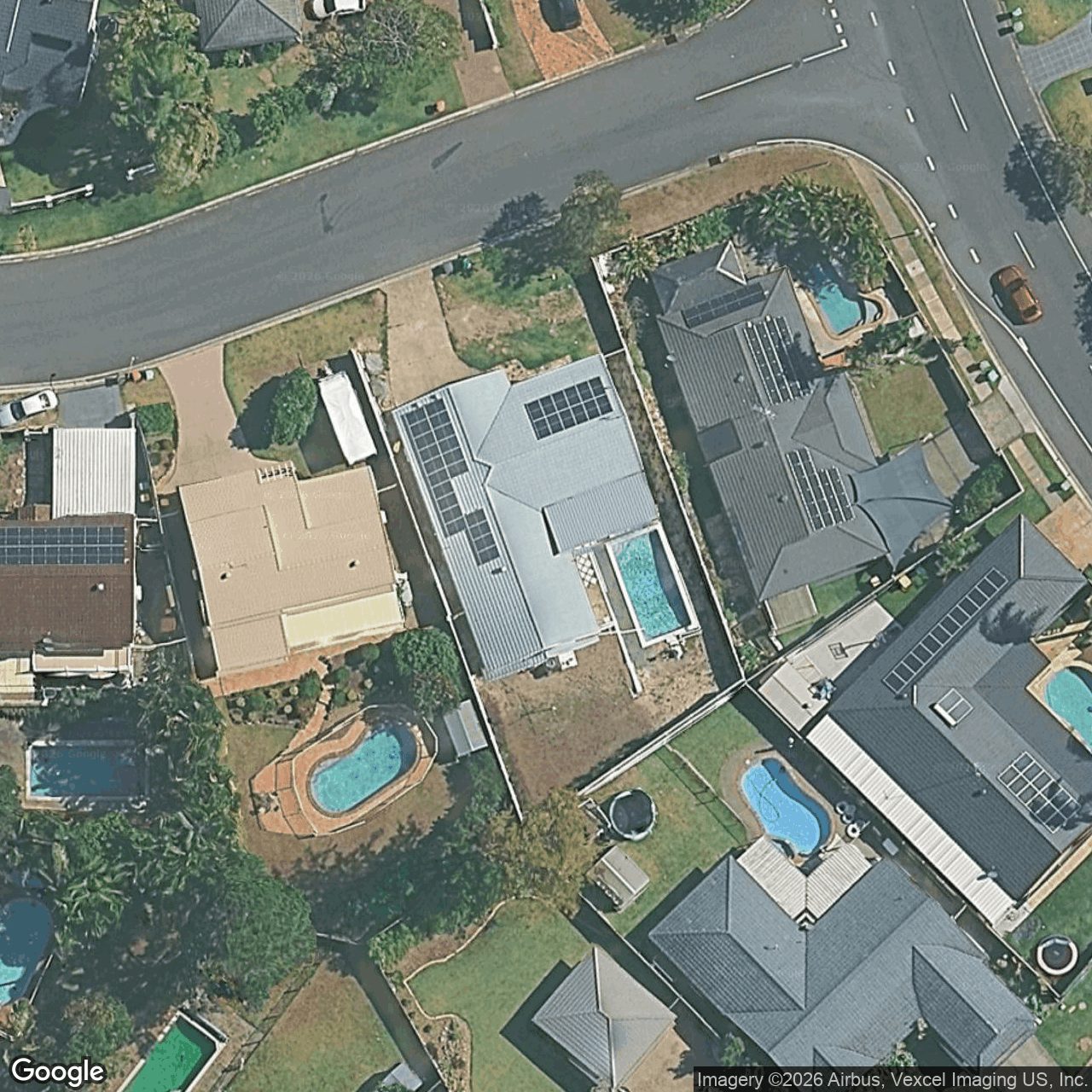 Aerial view of 4 Sandringham Drive, Robina QLD 4226