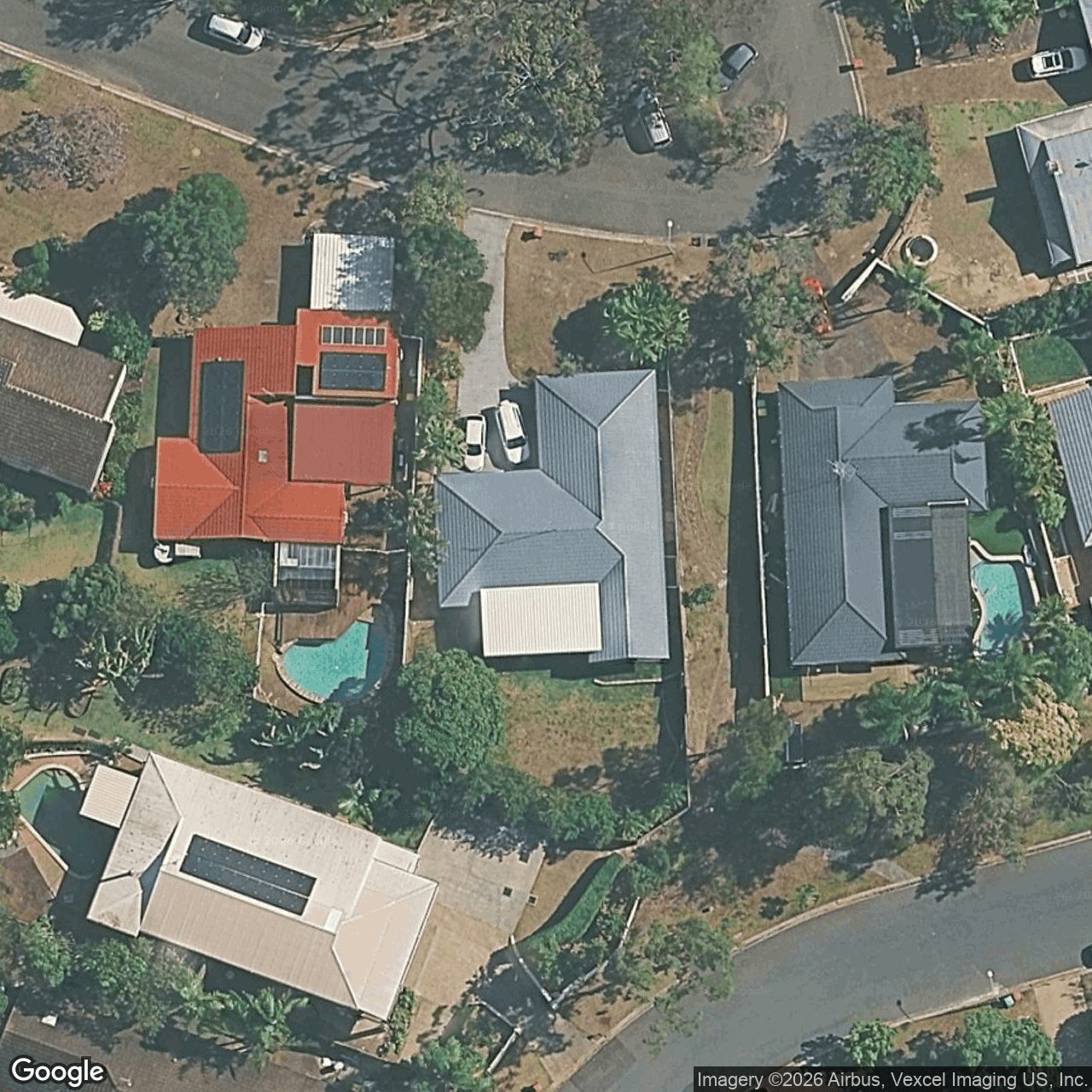 Aerial view of 7 Tennyson Place, Robina QLD 4226