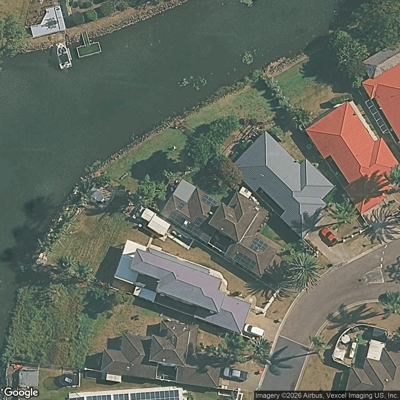 Aerial view of 54 Peach Drive, Robina QLD 4226