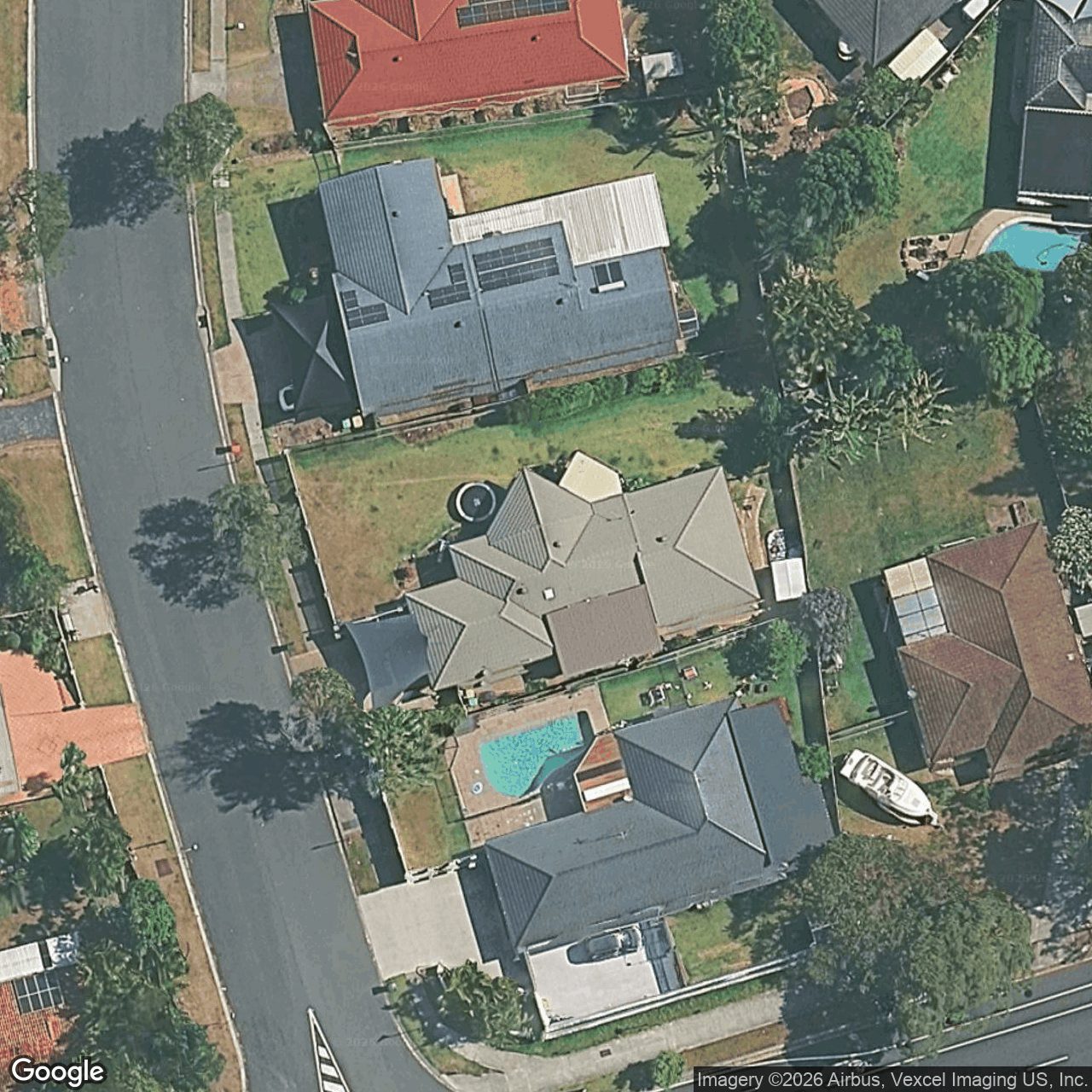 Aerial view of 3 Pyrmont Street, Robina QLD 4226