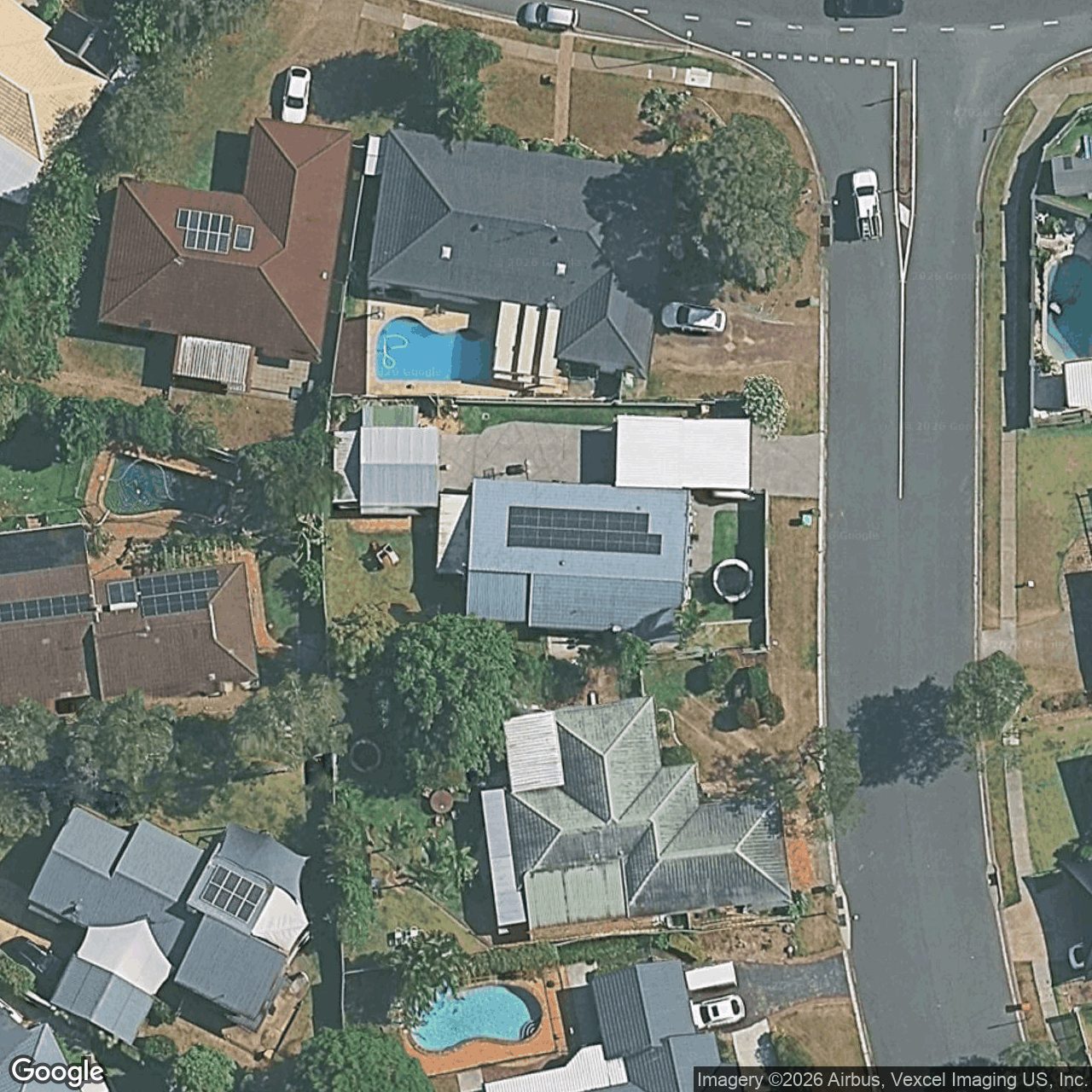 Aerial view of 10 Pyrmont Street, Robina QLD 4226
