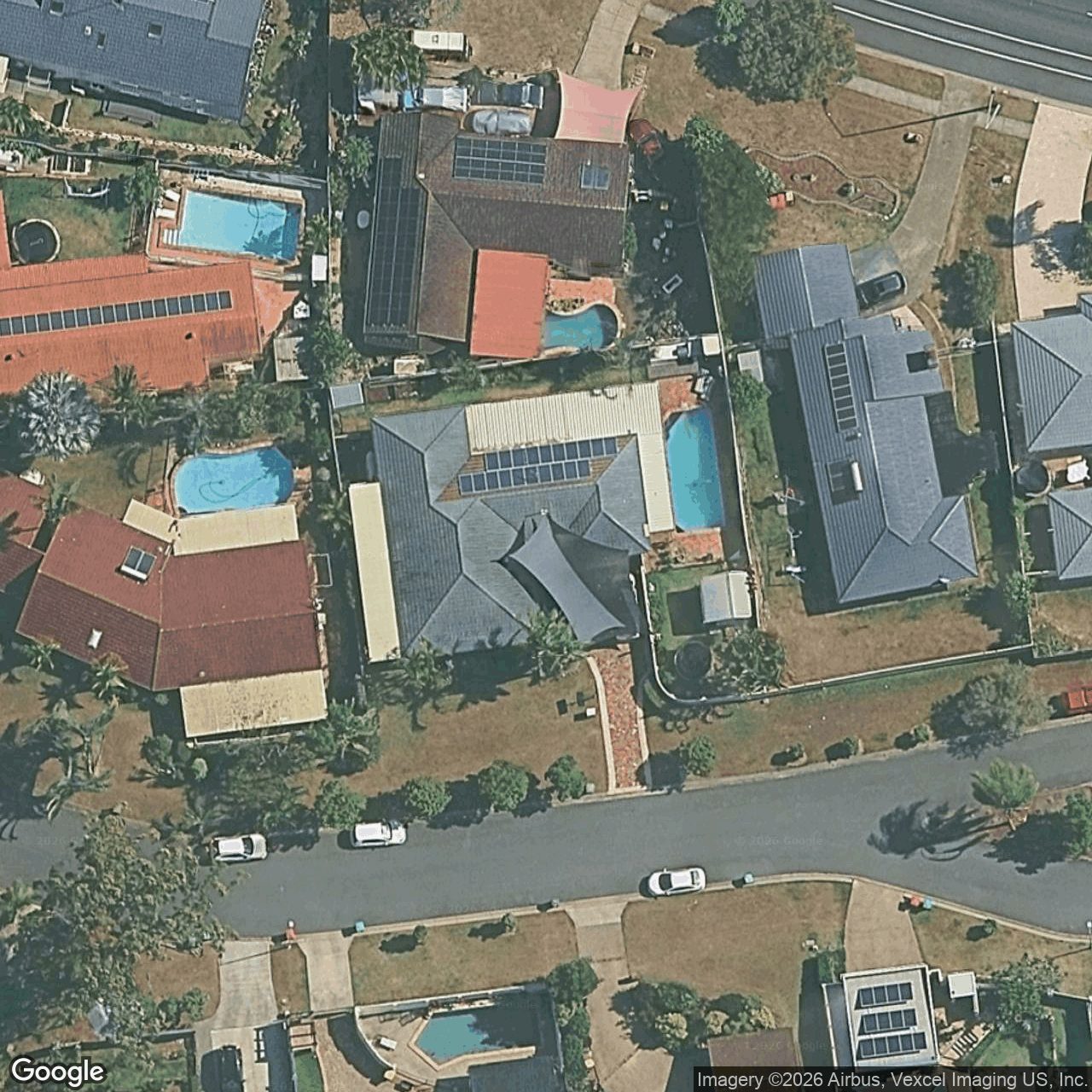 Aerial view of 8 Grenaside Court, Robina QLD 4226