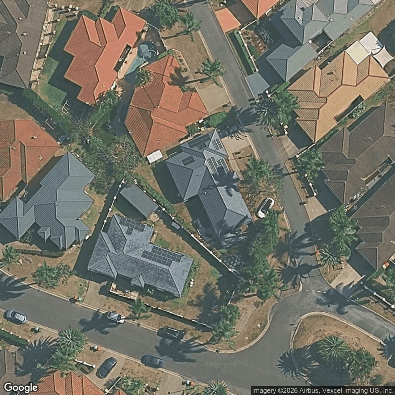 Aerial view of 3 Redbud Lane, Robina QLD 4226