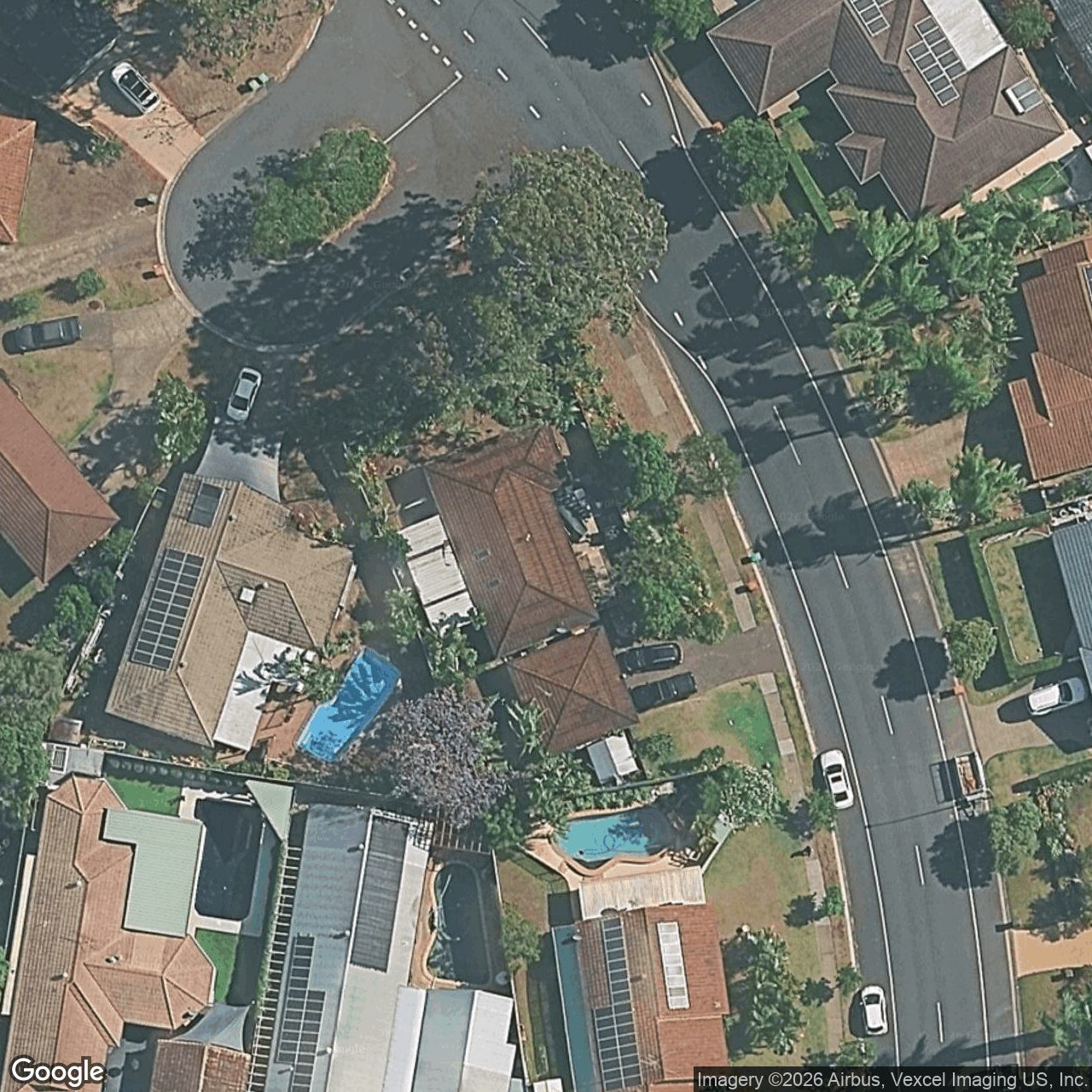 Aerial view of 17 Manly Drive, Robina QLD 4226