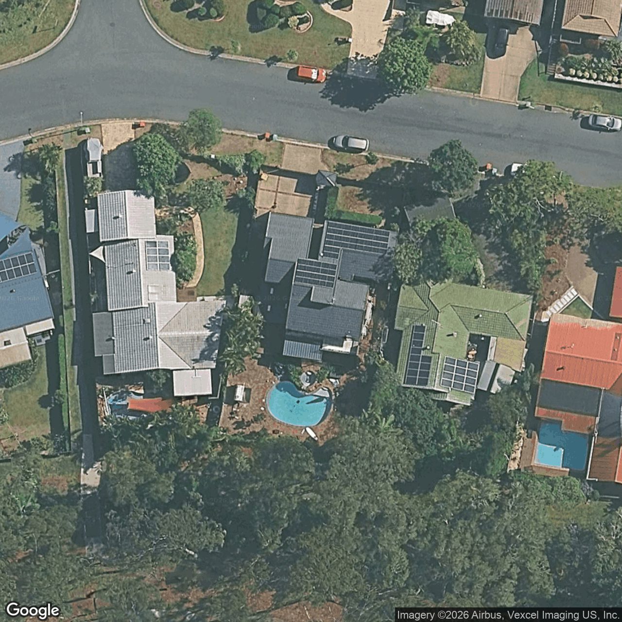 Aerial view of 35 Sandringham Drive, Robina QLD 4226