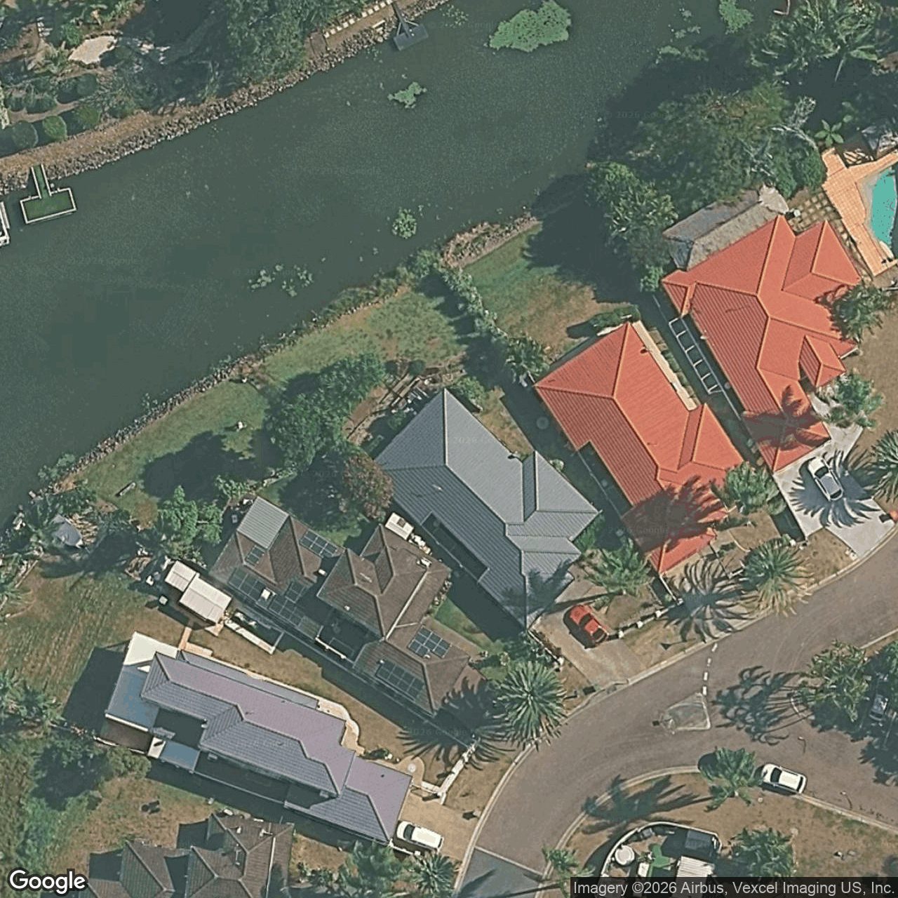 Aerial view of 56 Peach Drive, Robina QLD 4226