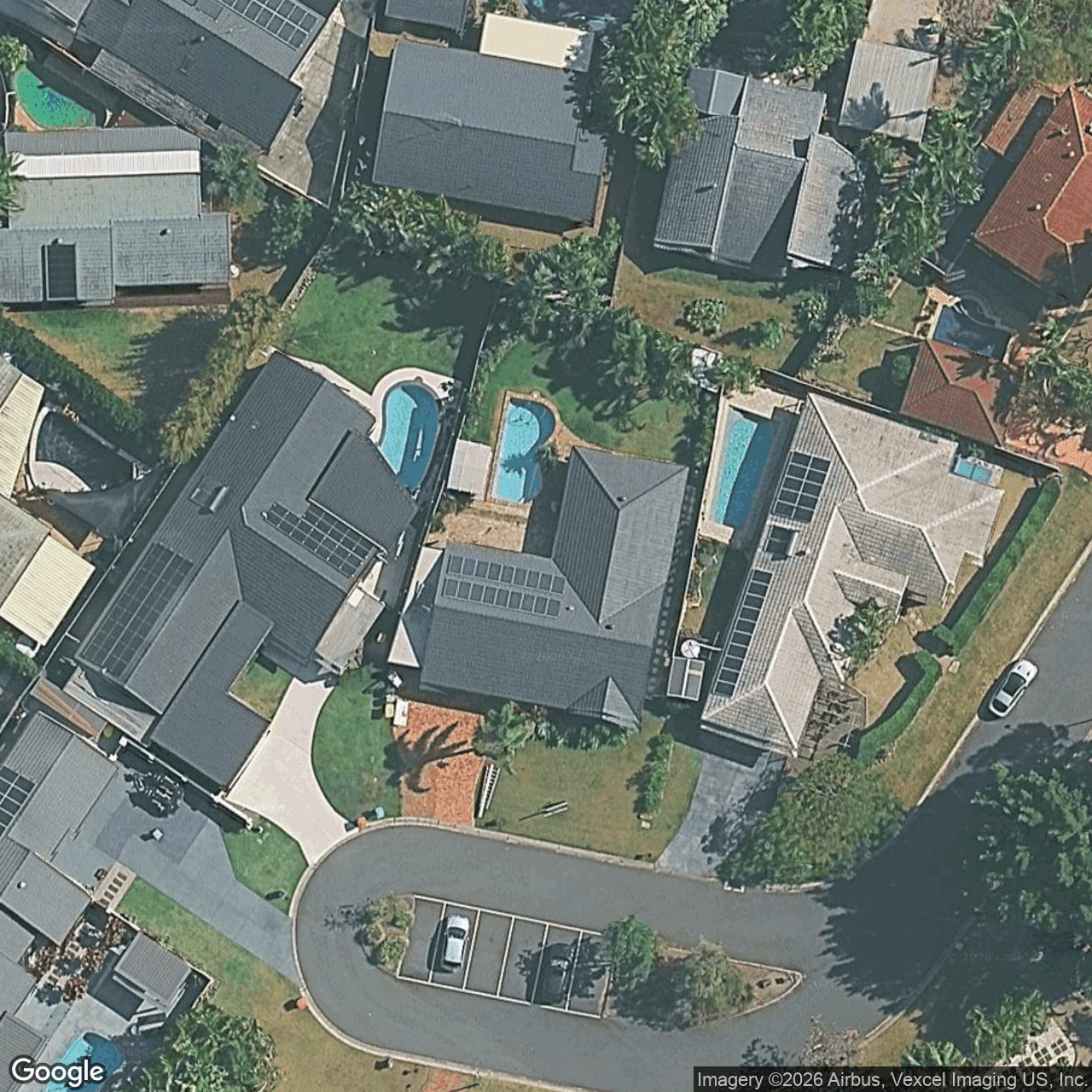 Aerial view of 5 Harbord Court, Robina QLD 4226