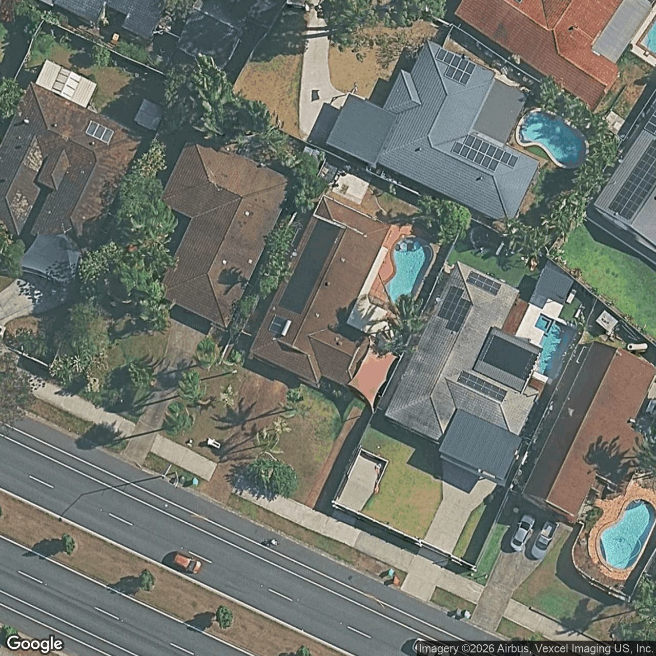 Aerial view of 22 Cottesloe Drive, Robina QLD 4226