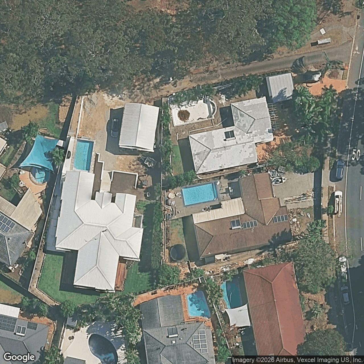 Aerial view of 25 Manly Drive, Robina QLD 4226