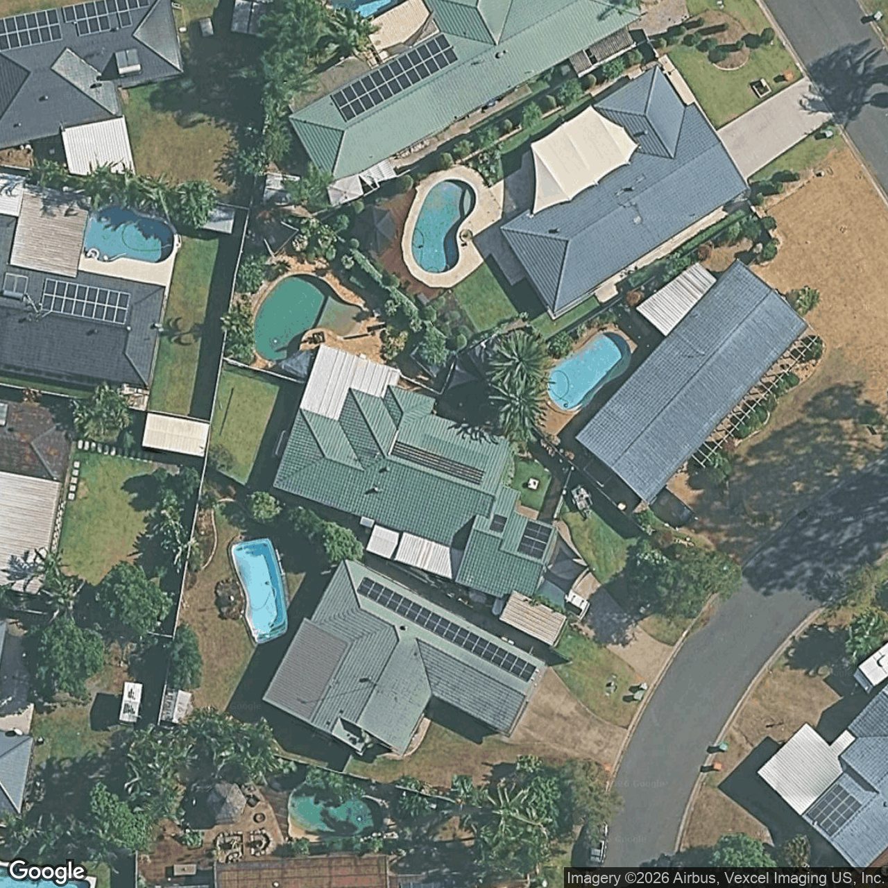 Aerial view of 27 Homebush Drive, Robina QLD 4226