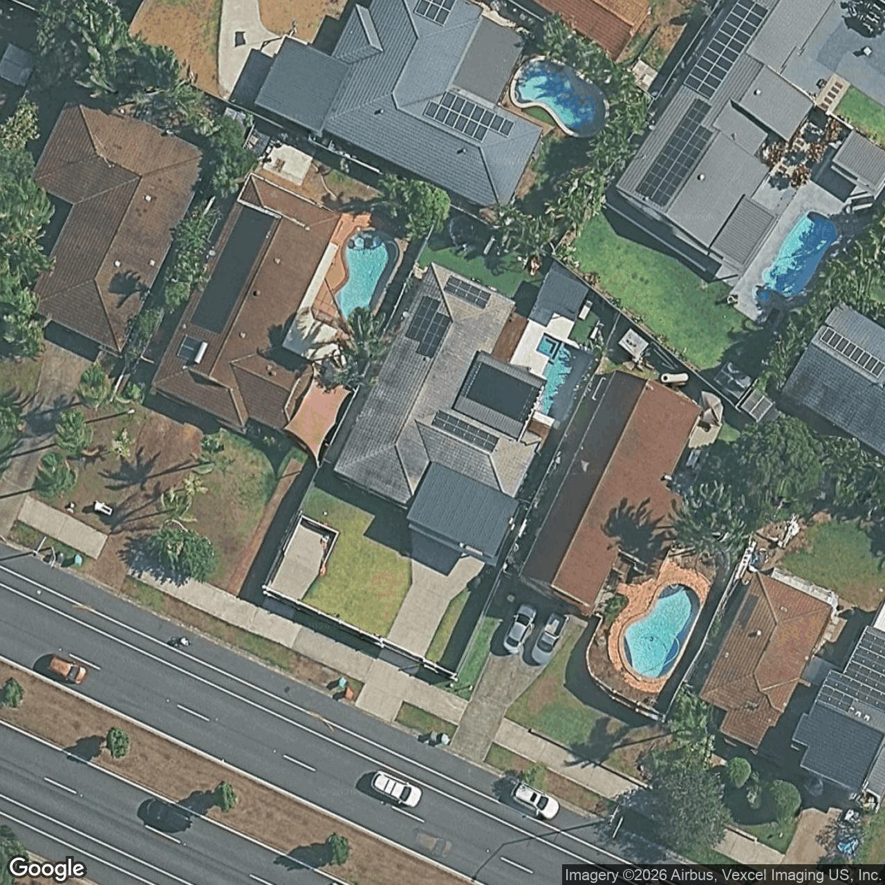 Aerial view of 24 Cottesloe Drive, Robina QLD 4226