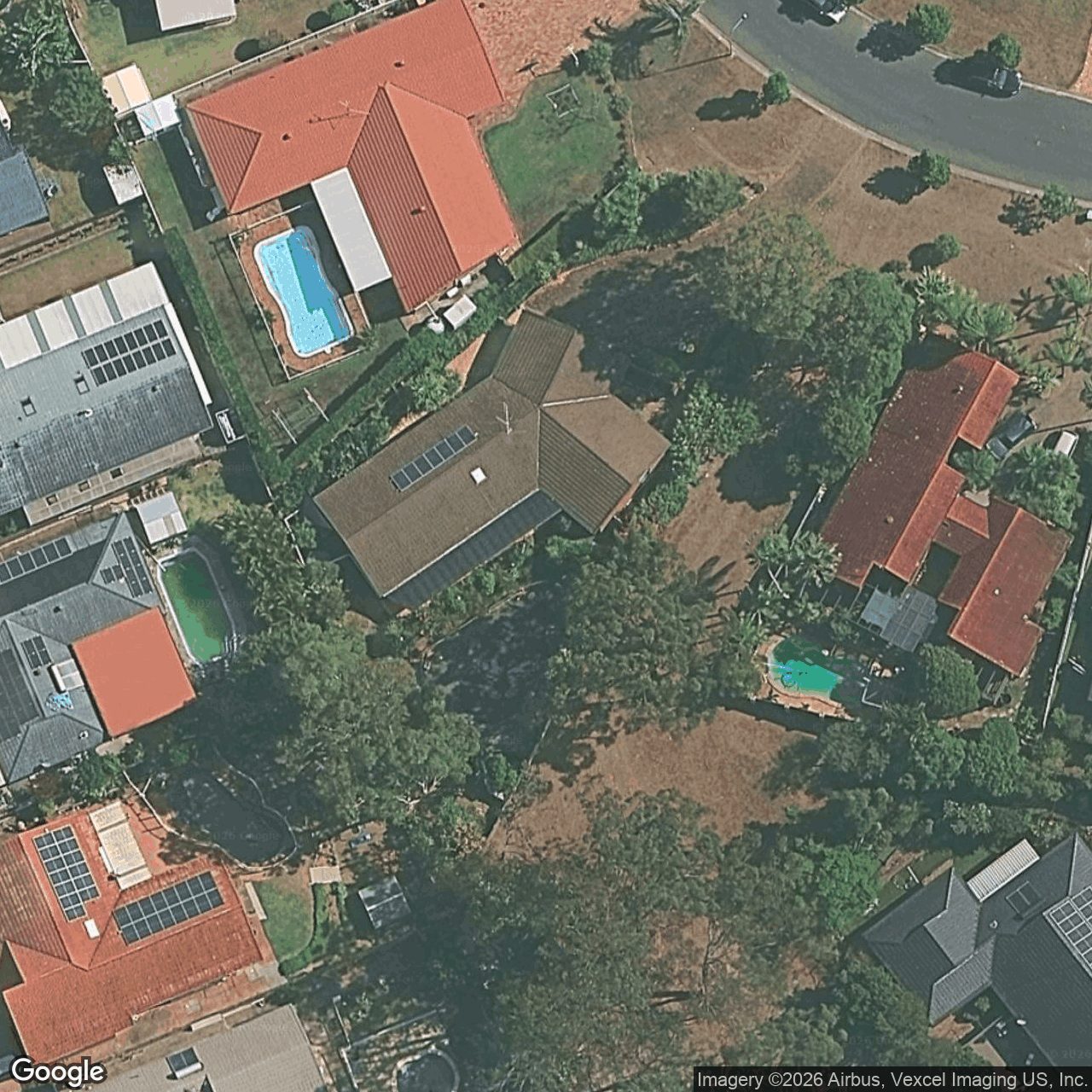 Aerial view of 11 Sunningdale Circuit, Robina QLD 4226