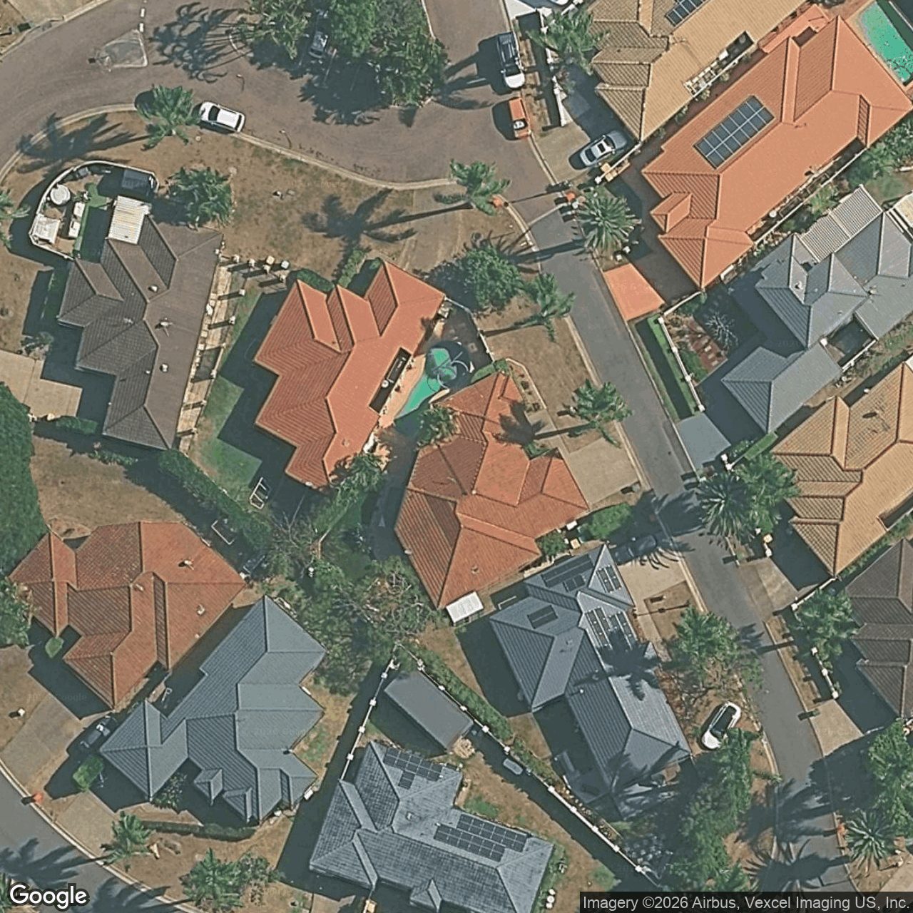 Aerial view of 1 Redbud Lane, Robina QLD 4226
