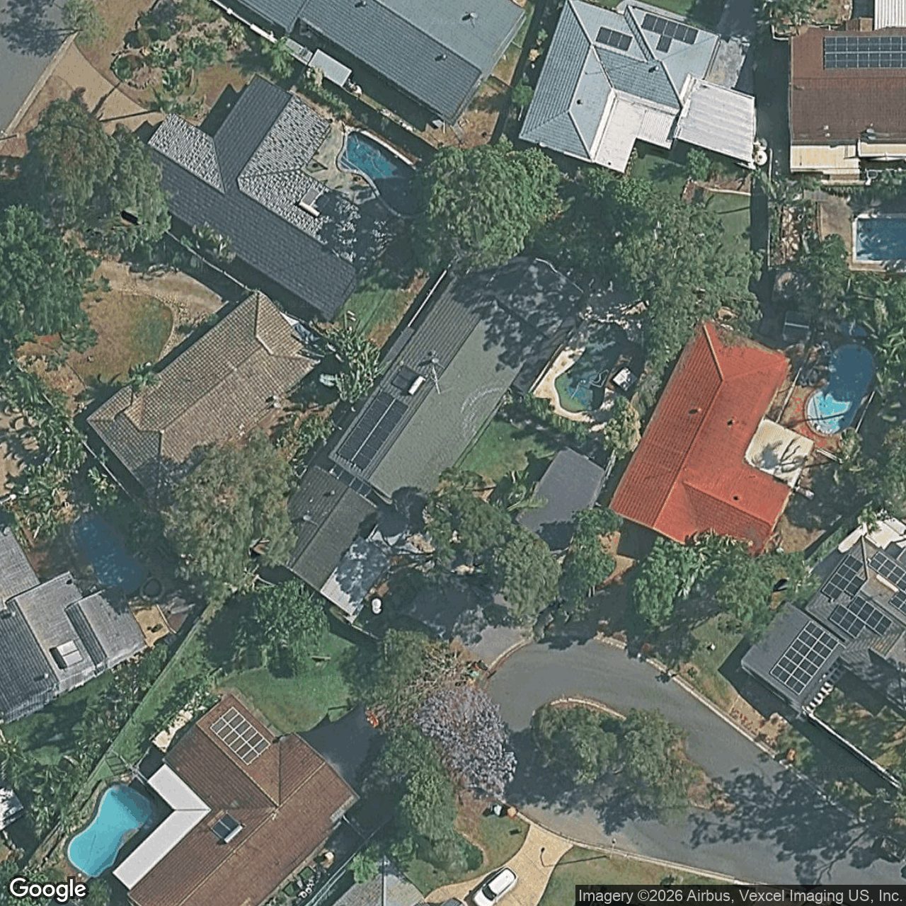 Aerial view of 15 Queenscliff Crescent, Robina QLD 4226
