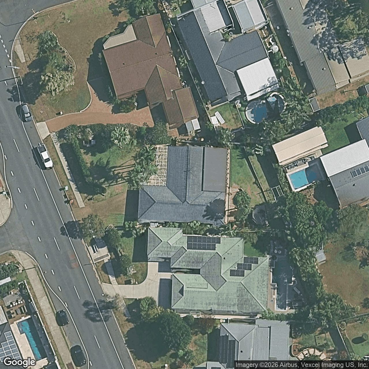Aerial view of 254 Ron Penhaligon Way, Robina QLD 4226