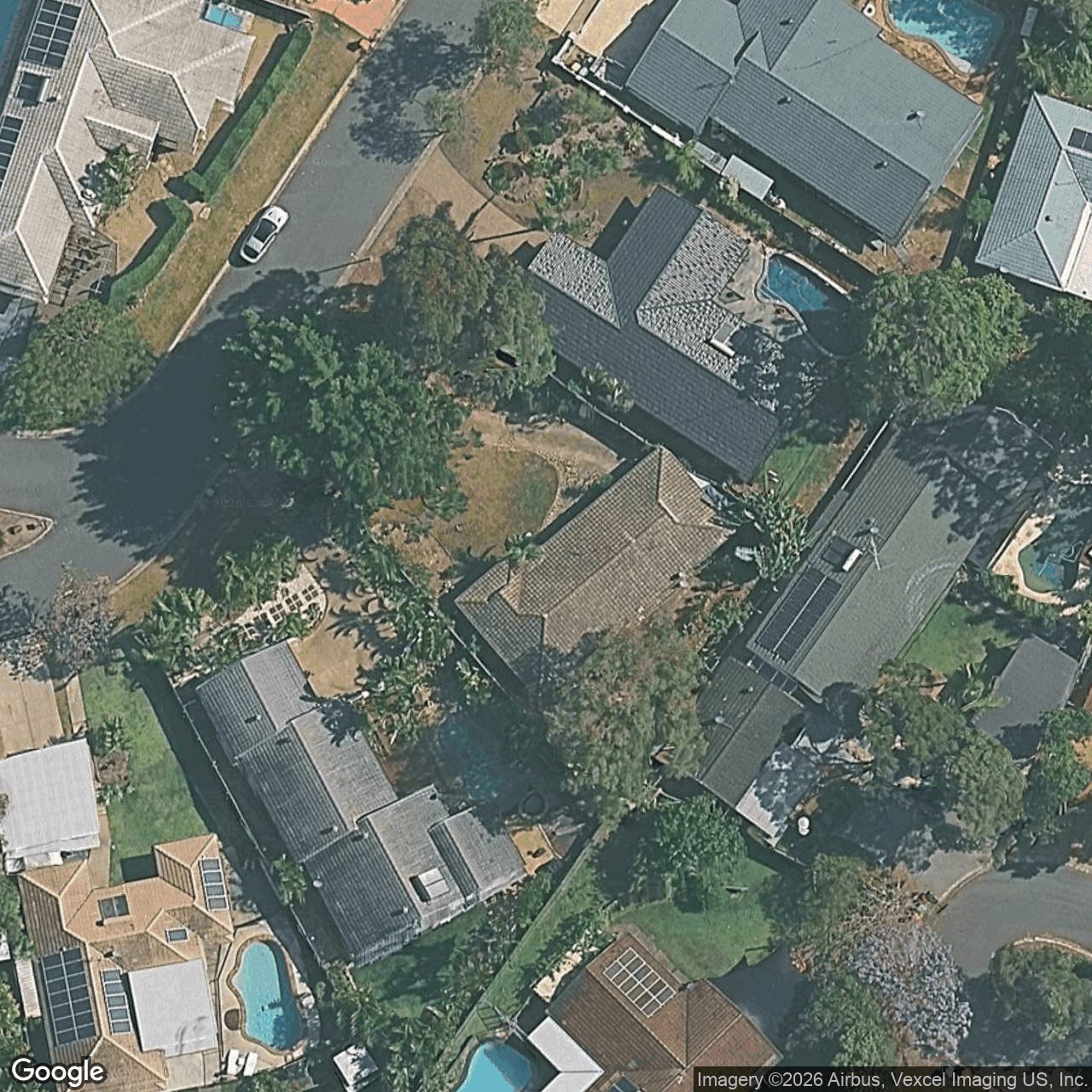 Aerial view of 6 Harbord Court, Robina QLD 4226