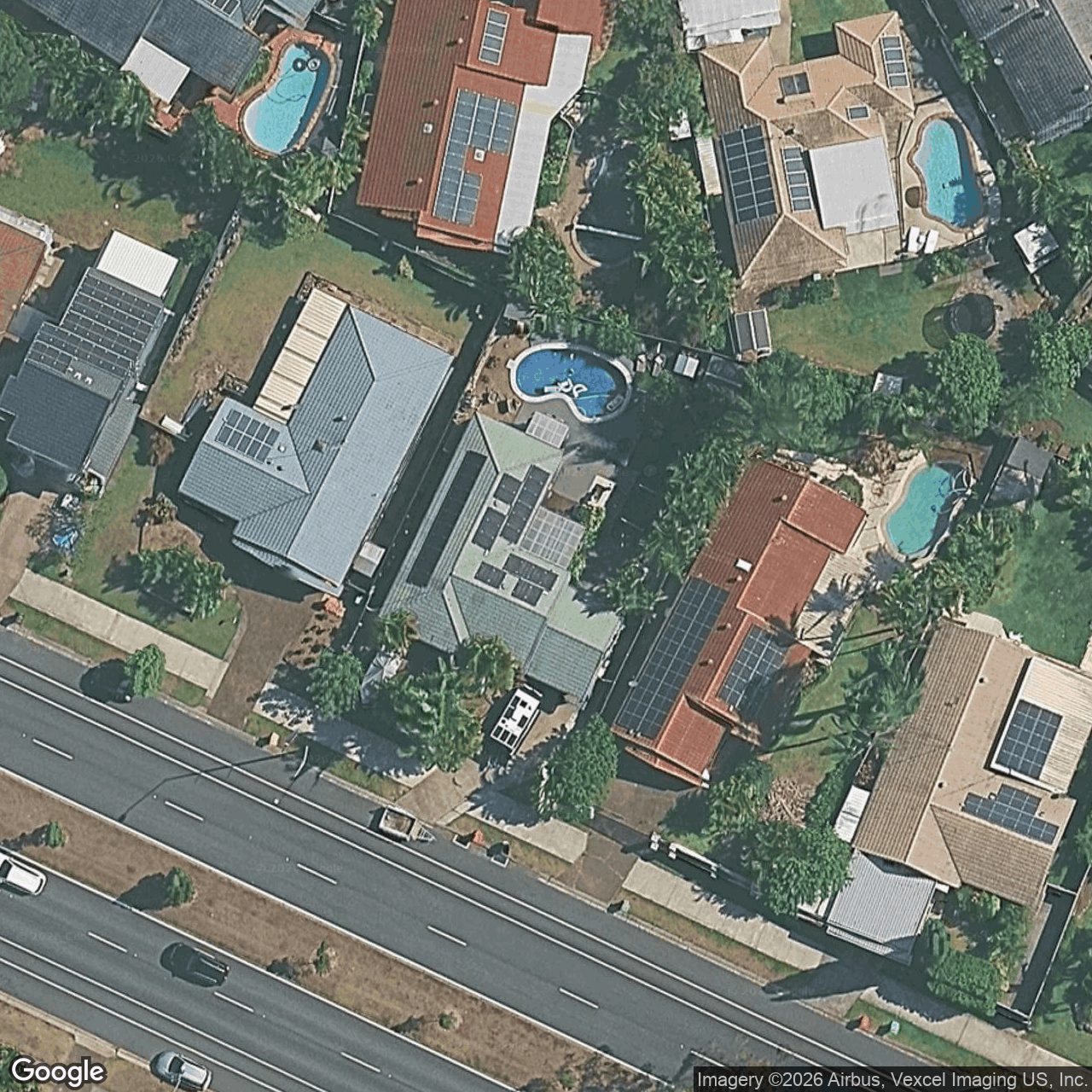 Aerial view of 32 Cottesloe Drive, Robina QLD 4226