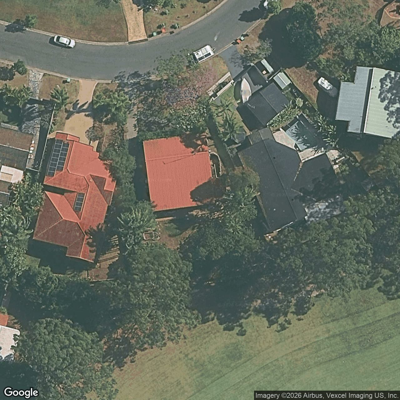 Aerial view of 29 Sunningdale Circuit, Robina QLD 4226