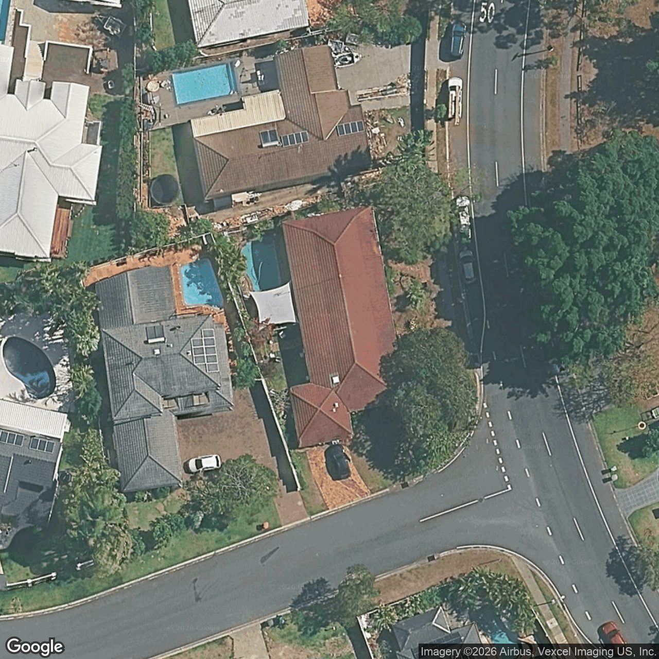 Aerial view of 31 Manly Drive, Robina QLD 4226