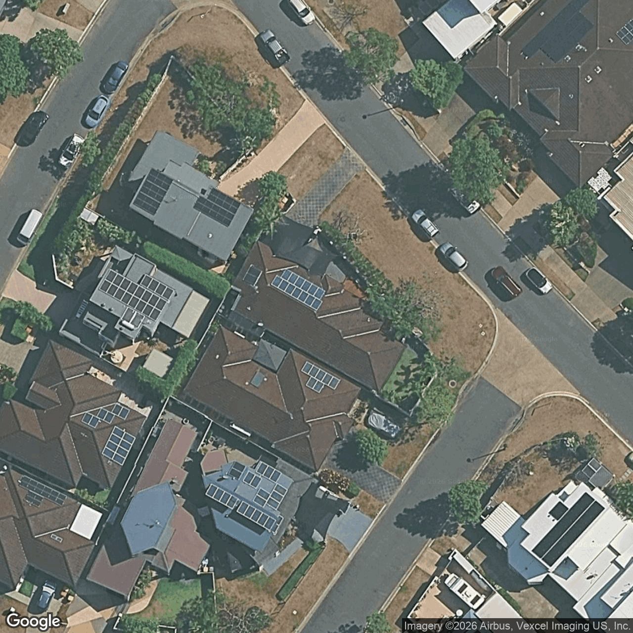 Aerial view of 3 Heights Drive, Robina QLD 4226