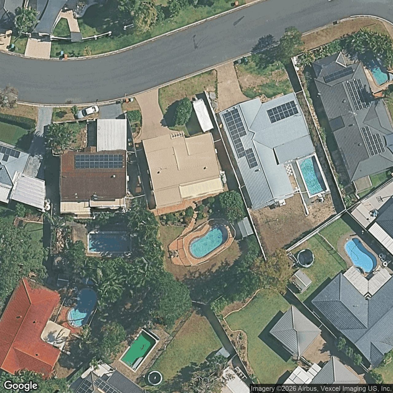 Aerial view of 6 Sandringham Drive, Robina QLD 4226