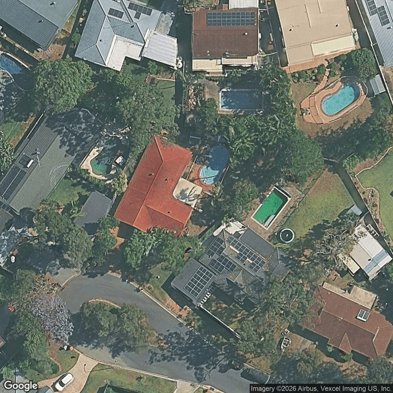 Aerial view of 13 Queenscliff Crescent, Robina QLD 4226