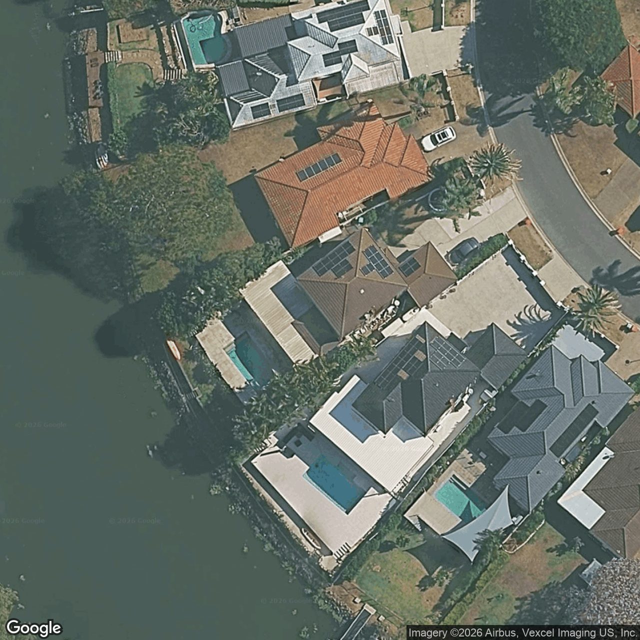 Aerial view of 42 Peach Drive, Robina QLD 4226