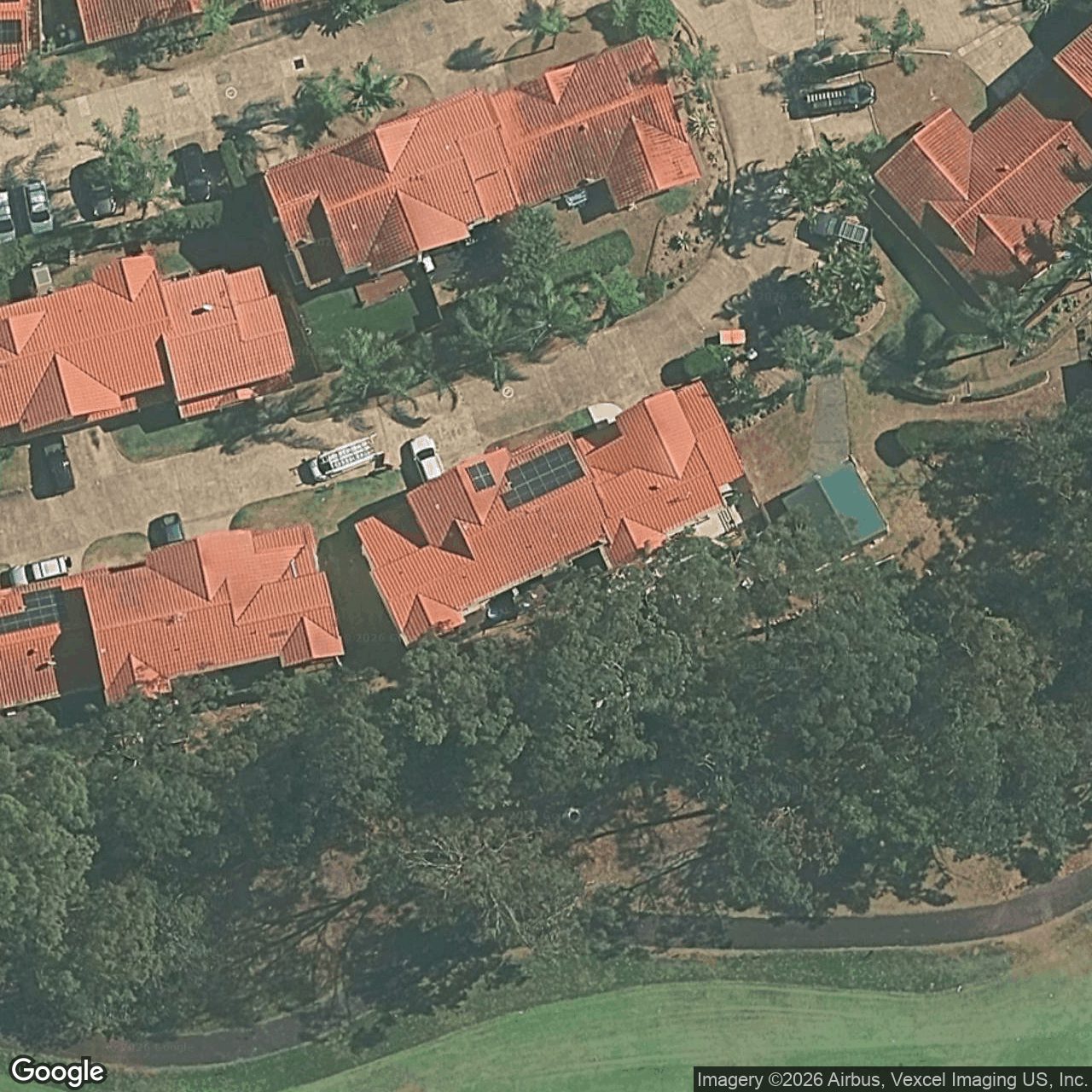 Aerial view of 18/51 Cottesloe Drive, Robina QLD 4226