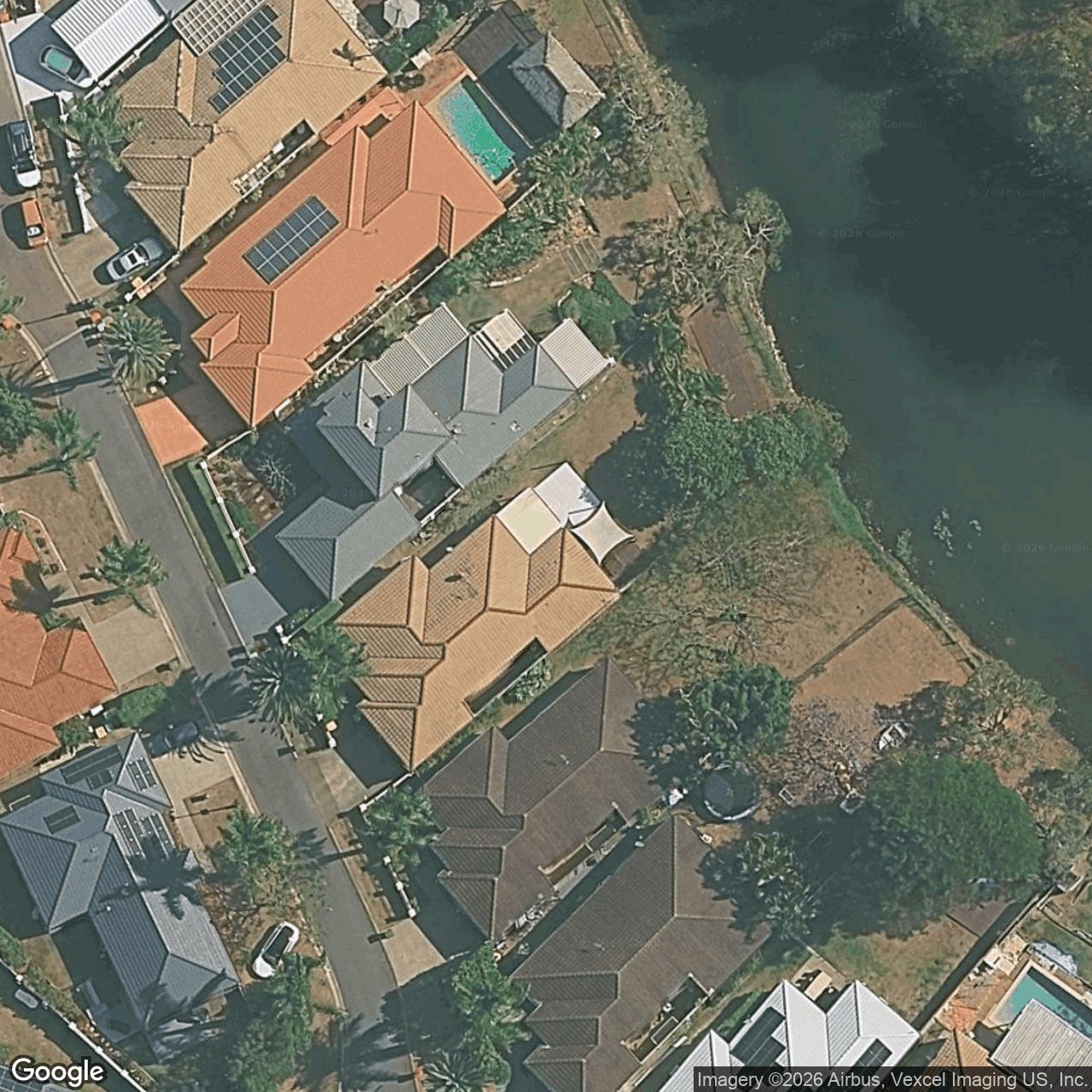 Aerial view of 8 Redbud Lane, Robina QLD 4226