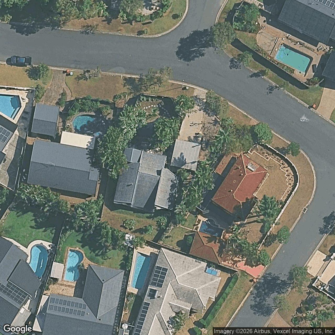 Aerial view of 16 Sandringham Drive, Robina QLD 4226