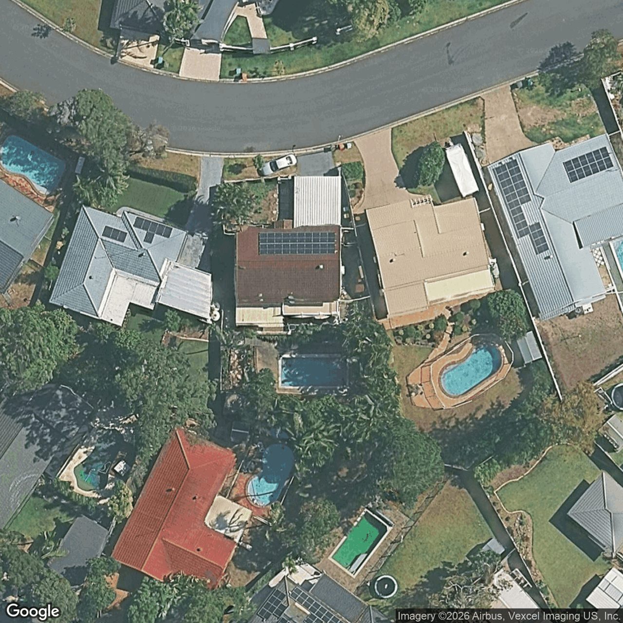 Aerial view of 8 Sandringham Drive, Robina QLD 4226
