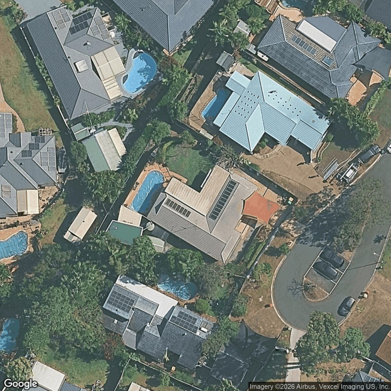 Aerial view of 7 Cremorne Court, Robina QLD 4226